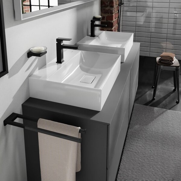 Hansgrohe Xevolos E lavoar 60x48 cm dreptunghiular de blat alb luciu 61094450