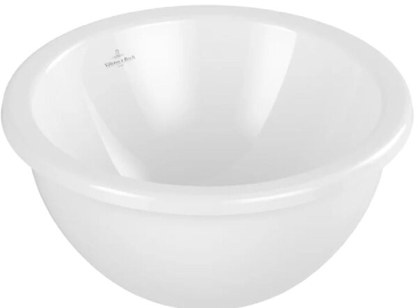 Villeroy & Boch Loop & Friends lavoar 33x33 cm rotund sub blat alb luciu 4A510001