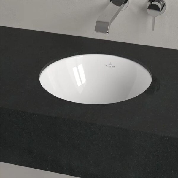 Villeroy & Boch Loop & Friends lavoar 33x33 cm rotund sub blat alb luciu 4A510001
