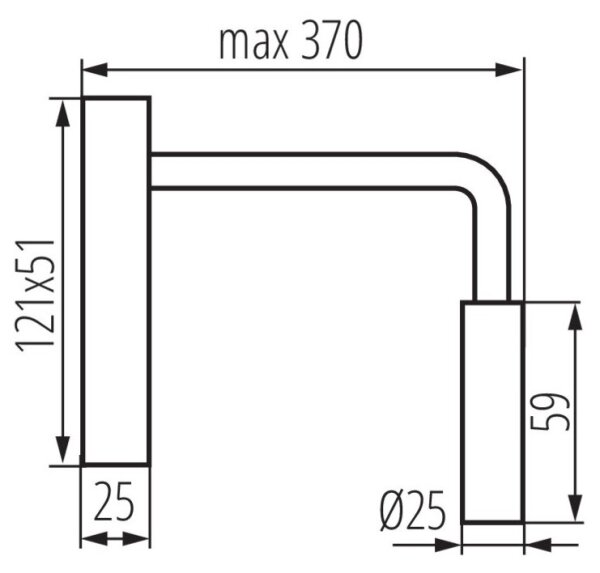 Veioză LED de flexibilă Kanlux 32522 TONIL LED/2,7W/230V negru