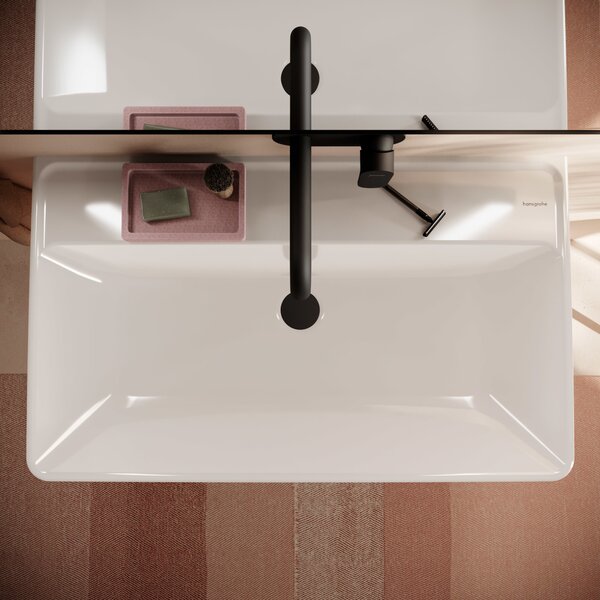 Hansgrohe Xanuia Q lavoar 80x48 cm dreptunghiular clasică alb luciu 60228450