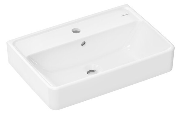 Hansgrohe Xanuia Q lavoar 55x37 cm dreptunghiular clasică alb luciu 60209450