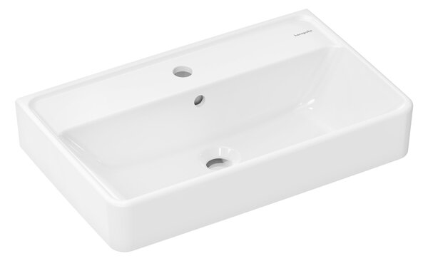 Hansgrohe Xanuia Q lavoar 60x37 cm dreptunghiular clasică alb luciu 60213450