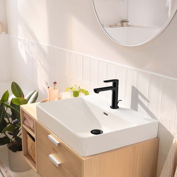 Hansgrohe Rebris S baterie lavoar stativ negru 72520670