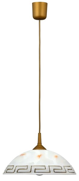 Rabalux Etrusco lampă suspendată 1x60 W alb-maro 7652