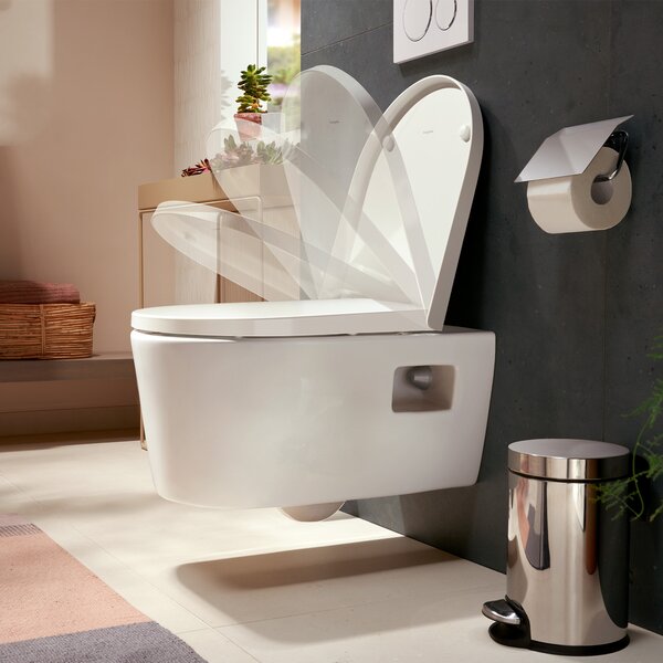 Hansgrohe EluPura Original S capac wc SoftClose alb 60148450