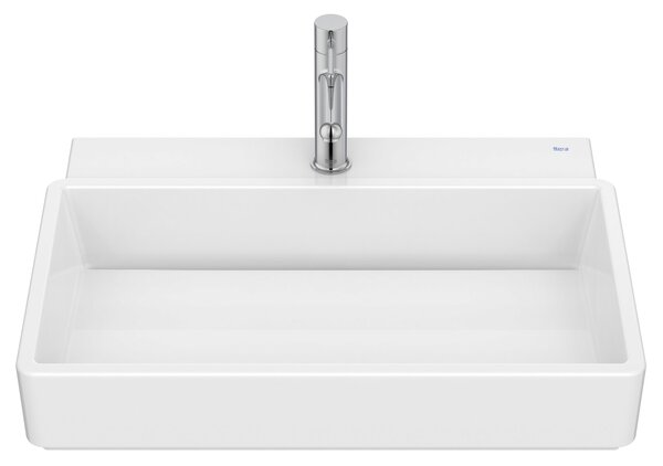 Roca Tura lavoar 60x43 cm dreptunghiular de blat alb luciu A327694000