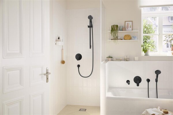 Hansgrohe Rebris S baterie de duș ascuns negru 72667670