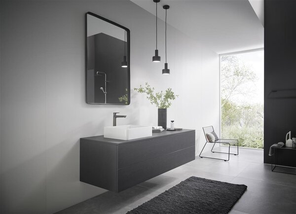 Hansgrohe Talis E baterie lavoar stativ negru 71717340