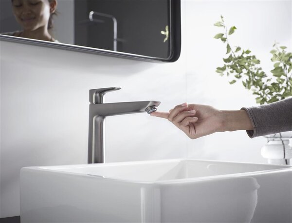 Hansgrohe Talis E baterie lavoar stativ negru 71717340