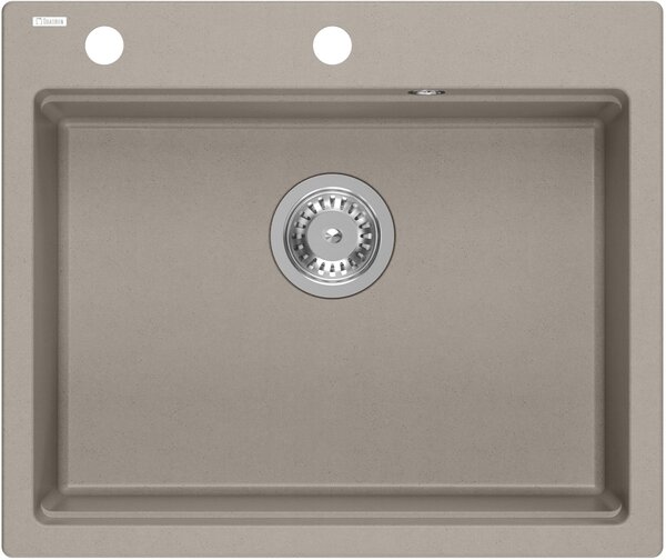Quadron Kurt 110 chiuveta graniteq 59.5x50 cm bej HCQK5052ST