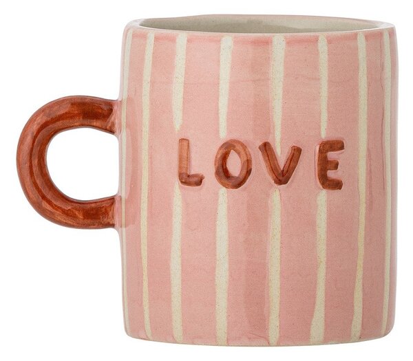 Cană roz din ceramică 325 ml Cherish – Bloomingville
