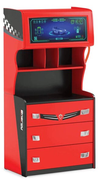 Comoda pentru camera baieti Colectia Champion Racer Energy
