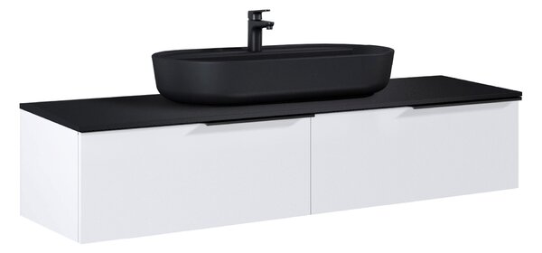 Elita Look Slim dulap 160x44.9x31.8 cm sub chiuveta pe perete alb RE081604025290