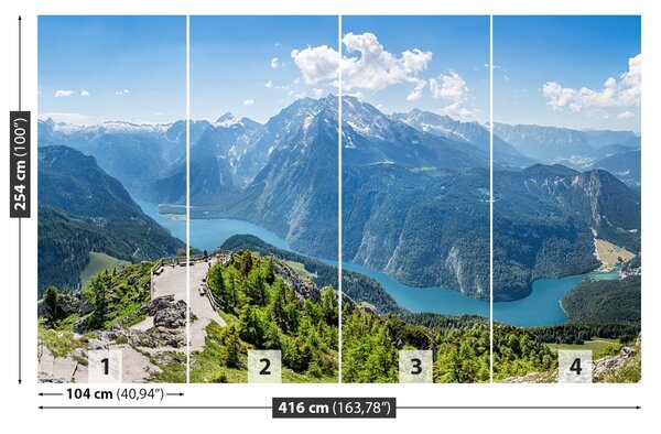 Fototapet Bavaria Alpi