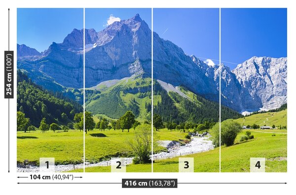 Fototapet Panorama Alpii