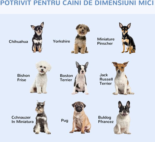 Cusca de transport pentru animale cu 2 usi cu inchidere de siguranta dubla, fir de otel si ABS 76×46×52cm Negru PawHut | Aosom Romania