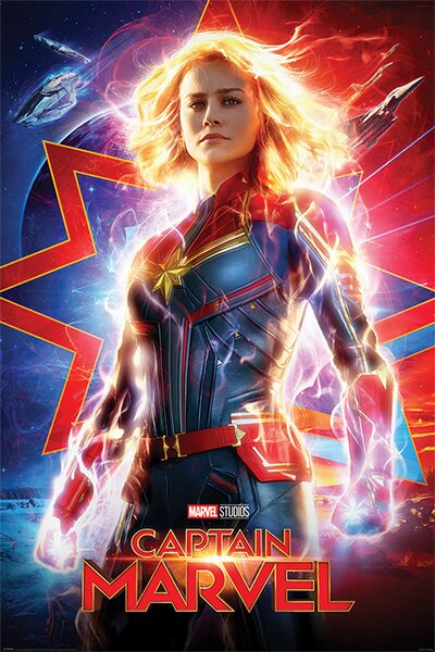 Poster Captain Marvel - Higher, Further, Faster, (61 x 91.5 cm)