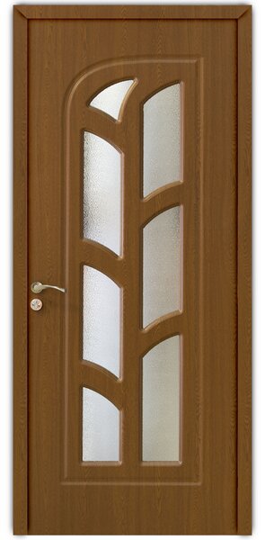 Usa lemn interior Modern cu geam OP 064 Stejar Inchis 2000/800