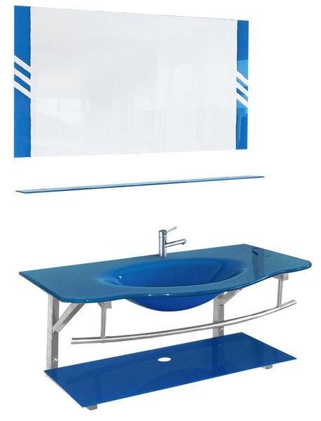 Set mobilier sticla RM-2099 Blue