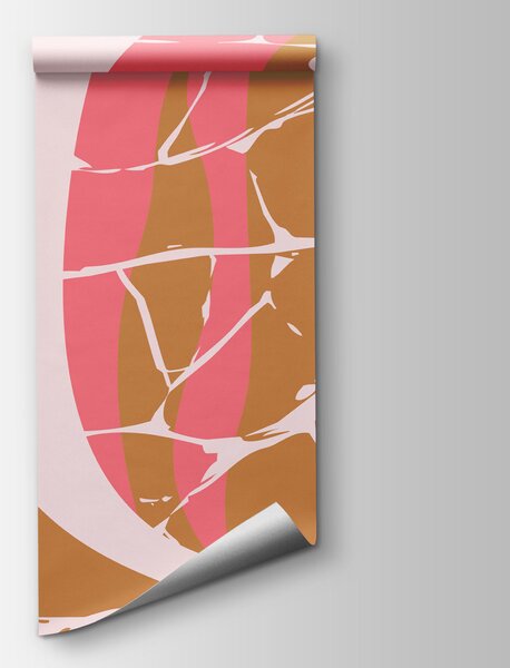 Fototapet Vârtejuri roz și maro, Fototapet abstracte, Fototapet populare, t01035v1 - Tapeko.ro