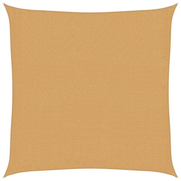 Pânză parasolar, nisipiu, 2x2 m, pătrat, 160 g/m², HDPE