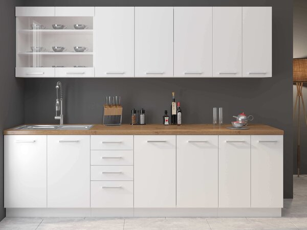 Dulap de bucătărie pentru alimente Edris 60 DK 210 2F (alb). 1032829