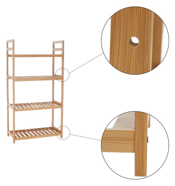 Raft 4-rafturi Andor TYP 2 (bambus natural). 1034292