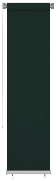 Jaluzea rulou de exterior, verde închis, 60x230 cm, HDPE