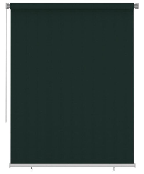 Jaluzea rulou de exterior, verde închis, 180x230 cm, HDPE