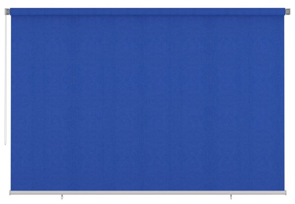 Jaluzea tip rulou de exterior, albastru, 350x230 cm, HDPE