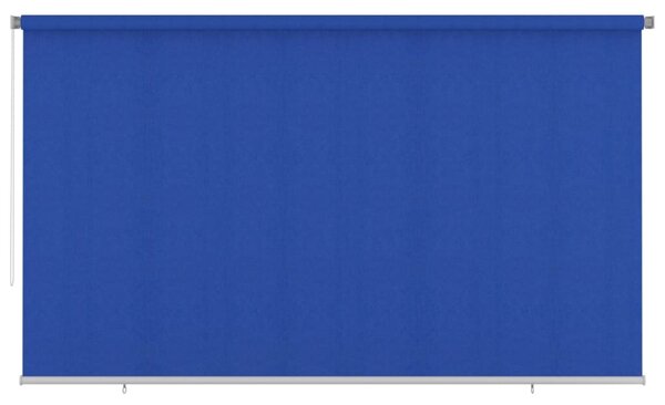 Jaluzea tip rulou de exterior, albastru, 400x230 cm, HDPE