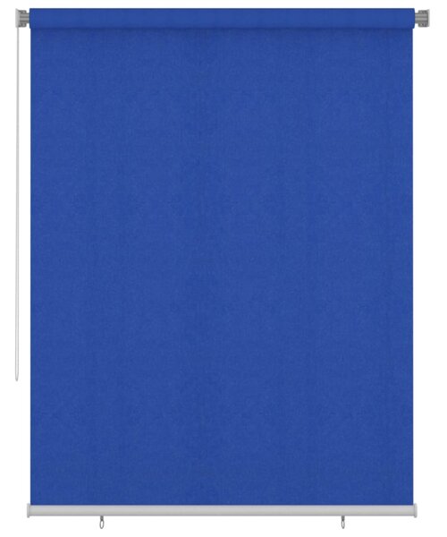 Jaluzea tip rulou de exterior, albastru, 180x230 cm, HDPE