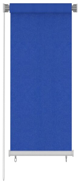 Jaluzea tip rulou de exterior, albastru, 60x140 cm, HDPE