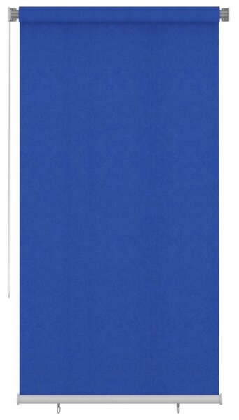 Jaluzea tip rulou de exterior, albastru, 120x230 cm, HDPE