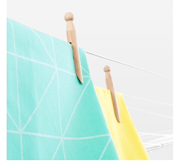 Uscător de rufe argintiu pentru grădină 50 m Lift-o-Matic Advance – Brabantia