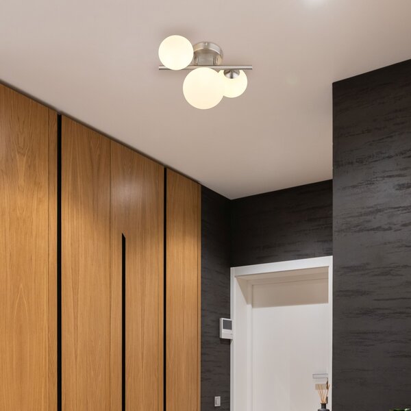 Globo Lighting Riha lampă de perete 3x3.5 W alb-nichel 56140-3W