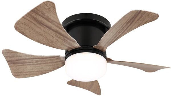 Globo Lighting Hines lampă de tavan 1x9 W negru-lemn 03609H