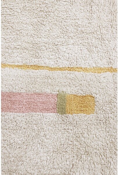 Covor roz/crem lavabil/țesut manual din bumbac 140x200 cm Lanes Vintage Nude – Lorena Canals
