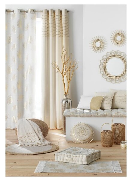 Draperie bej din bumbac 140x240 cm Golden Sunset – douceur d'intérieur