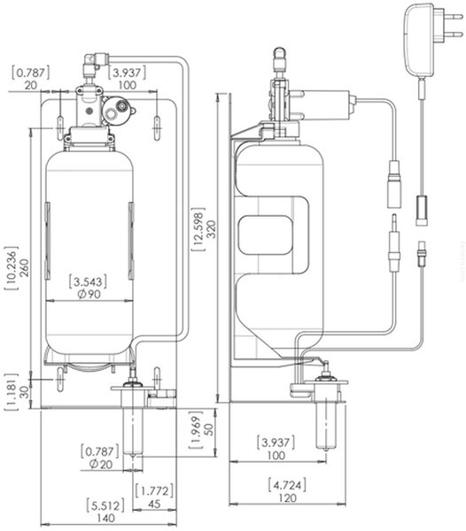 Faneco dozator săpun 1000 ml oţel SA1000BMJ