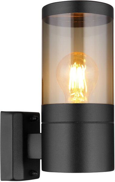 Globo Lighting Xeloo aplica exterior 1x60 W negru-fumuriu 32014BS