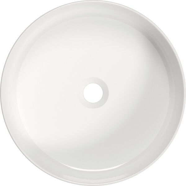 Deante Round lavoar 40x40 cm rotund de blat alb luciu CGR_6U4S