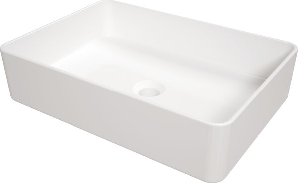 Deante Square lavoar 50.5x35.5 cm dreptunghiular de blat alb luciu CGS_6U5S