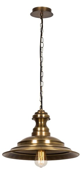 Lustră bronz cu abajur din metal ø 39 cm Obyla – Opviq lights