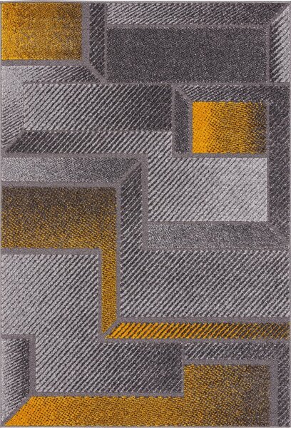 Covor galben ocru-gri 80x160 cm Meteo – FD