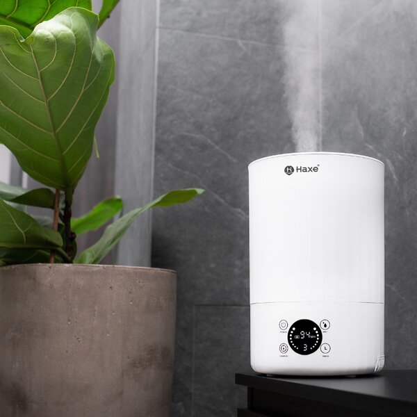 Umidificator de aer cu ultrasunete Haxe Zen-Air HX411 – higrostat, rezervor 4,5 L, aromaterapie