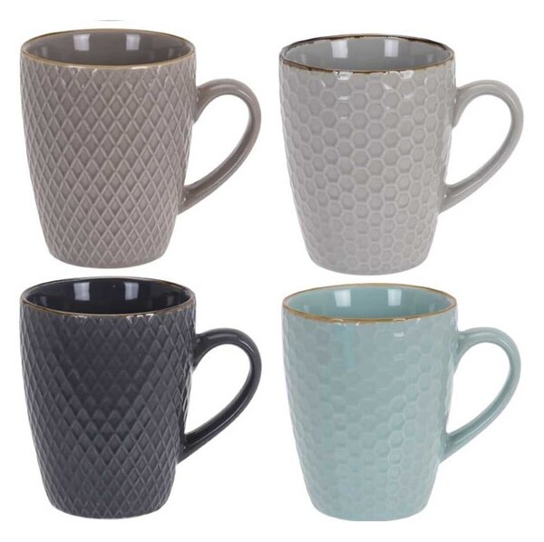 Căni 4 buc. din ceramică 270 ml Shiney – Orion