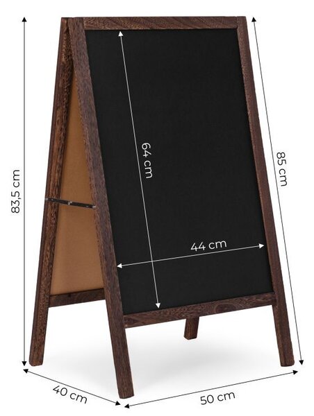 Suport publicitar 44 x 64 cm - tablă din lemn