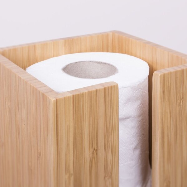 REA - Suport hârtie igienică din bambus Tutumi Bamboo, 390230, HOM-07502